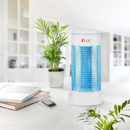 DLC - Electric Mosquito Killer Lamp, Portable handle, detachable tray, safe & effective insect control, UV light + electric grid, Energy-efficient.