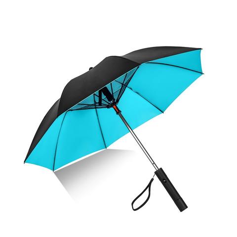 Fan Umbrella, Newly UV Sun Umbrella with Fan, Portable Cooling UPF 50+, Foldable for Sun & Rain, USB Rechargeable, Travel Umbrellas for Watching Games, Playground, Heatstroke, Hot Days.