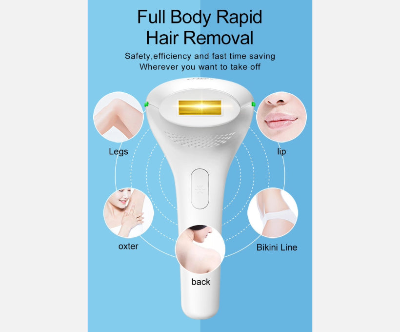 Baby verse - IPL Hair Removal Device for Women, IPL photon technology, 470–1100nm wavelength, 990,000 flashes, Clinically tested, multi-area use, Fast results.