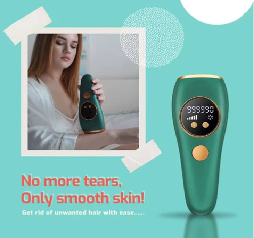 Ice Cold IPL Hair Removal Device with Ice Cooling, 99o,ooo Flashes, Laser Hair Removal, 5 Energy Level, Permanent, Painless, Long lasting Hair Removal, Whole Body at Home for Women and Man.