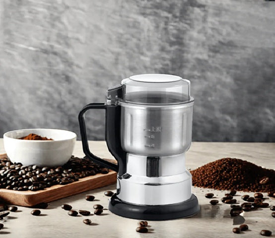 Royal Silver Crest - Grinding Machine, 450W, High-Efficiency Moter, Multifunctional, Electric Grinder, Stainless Steel, Leaf Blade.