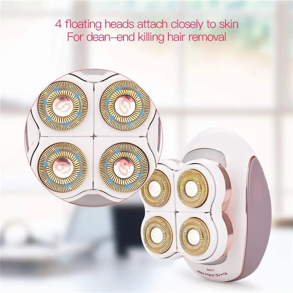 Flawless Legs Women's Hair Remover – Painless, Portable & Rechargeable Wet/Dry Epilator for Silky Smooth Skin (Men & Women)