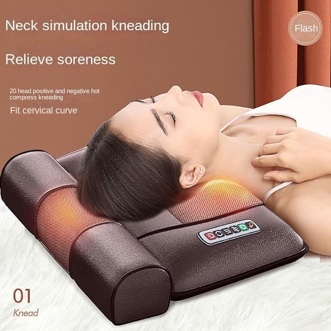 Infrared Heating Massager Cushion – Full-Body Comfort with Therapeutic Warmth and Vibrations