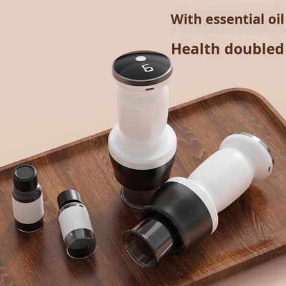 Electric Cupping Massager & Scraping Instrument. Rechargeable muscle pain relief for neck, back, arms & legs. Portable design.