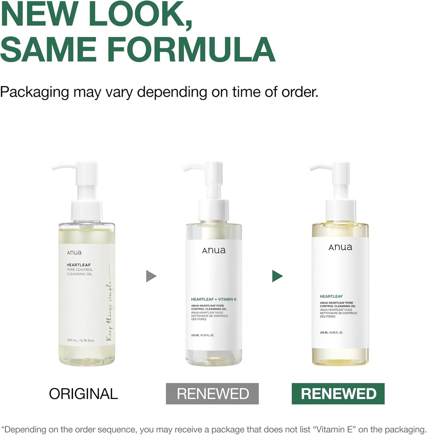 ANUA Heartleaf Pore Control Cleansing Oil. Gentle Korean oil cleanser to dissolve makeup, sunscreen & blackheads. 200ml.