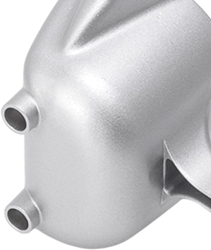 Silver Efficient Non-Lemon Fruit Presser | Manual Aluminum Alloy Squeezer | Easy Wash Design with 2 Funnels for Maximum Juice Extraction