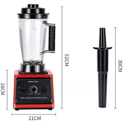 2-in-1 Electric Blender & Juicer - 4500W Heavy Duty Commercial Mixer for Hotels, Restaurants, Cafes & Household Use