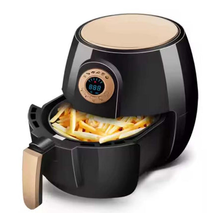 4.5L Digital Air Fryer - Oil-Free Healthy Cooking, 8 Presets, LED Touch Control, 2400W Fast Heating - Perfect for Family Meals