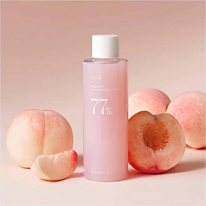 ANUA Peach 77% Niacin Essence Toner - 250ml Hydrating Brightening Toner for Dull & Uneven Skin Tone