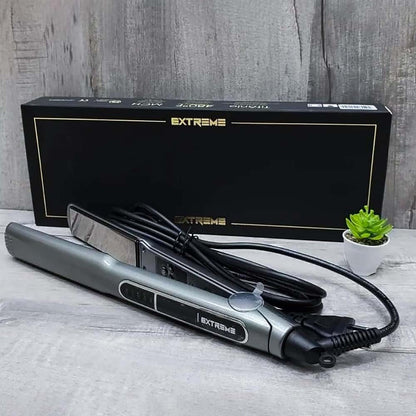 Extreme 480°F Hair Straightener - Professional Titanium Flat Iron with Digital Display & Fast Heat-Up