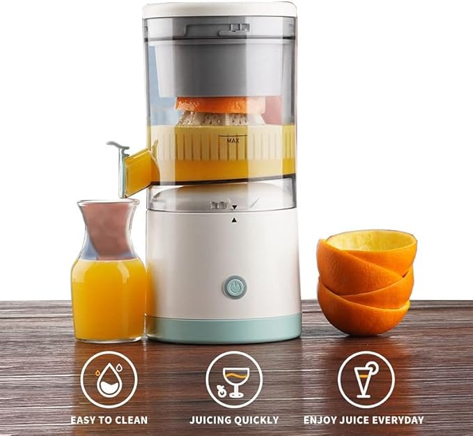 Electric Orange Juicer – Compact USB-Powered Hands-Free Citrus Juicer