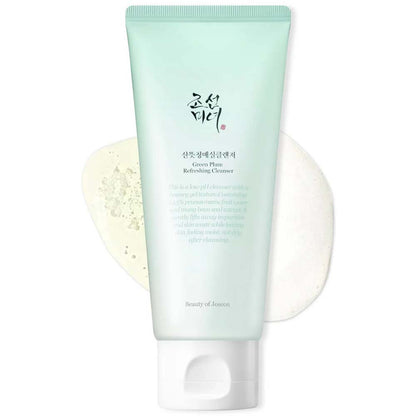 Beauty of Joseon Green Plum Refreshing Cleanser - 100ml Low pH Gel Face Wash with AHA & Green Plum Extract
