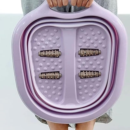 Green Collapsible Foot Spa Tub – Your Go-To for a Luxurious Pedicure and Relaxation Anywhere