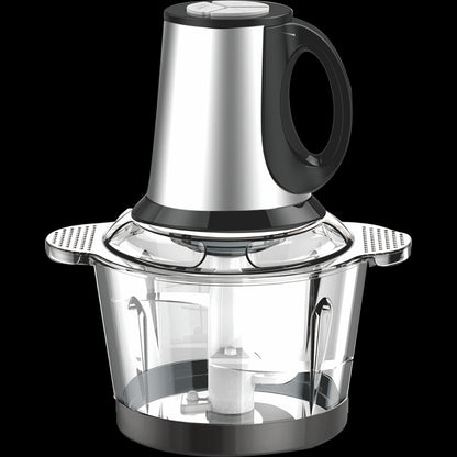 Stainless Steel Electric Blender & Meat Grinder - Portable Multifunction Food Processor for Kitchen, Safe & Low-Noise