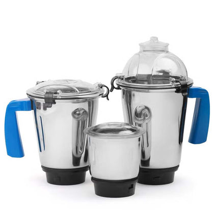 MG-536 Mixer Grinder - 750W Copper Motor with 3 Stainless Steel Jars for Dry/Wet Grinding & Blending