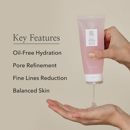 Beauty of Joseon Red Bean Water Gel – Hydrating Peptide Moisturizer for Acne-Prone & Dry Skin, Lightweight Korean Hydro Boost Cream, 100ml / 3.38 fl.oz