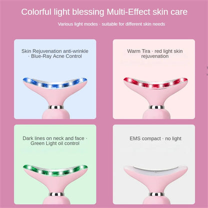 Beauty Products Neck Protection Skin Rejuvenation Lightening Tool – USB Charging Visual Skin Care Massager
