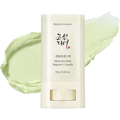 Beauty of Joseon Matte Sun Stick SPF 50 PA++++ – Lightweight Oil-Control Sunscreen with Mugwort & Camellia, Non-Greasy UV Protection, 18g