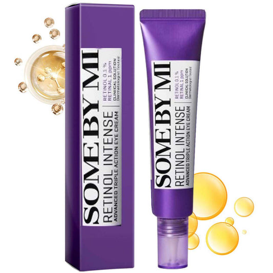 SOME BY MI Retinol Intense Advanced Triple Action Eye Cream – Korean Anti-Aging Eye Treatment with Retinol, Peptides & Niacinamide – 30ml / 1.01oz