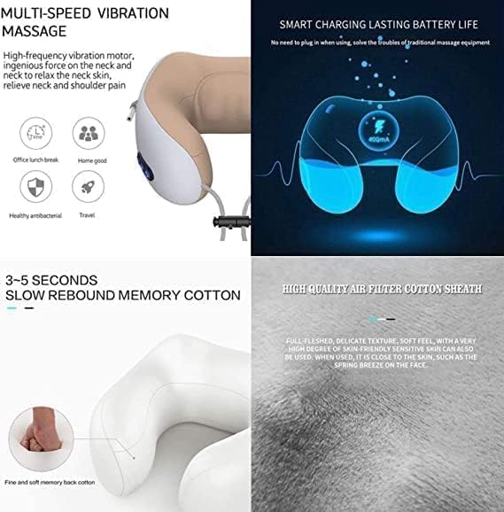 Vibrating Travel Neck Pillow for Relaxation