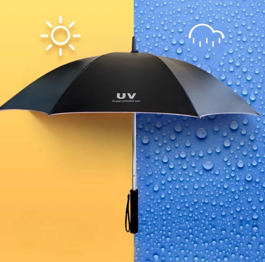 Fan Umbrella, Newly UV Sun Umbrella with Fan, Portable Cooling UPF 50+, Foldable for Sun & Rain, USB Rechargeable, Travel Umbrellas for Watching Games, Playground, Heatstroke, Hot Days.