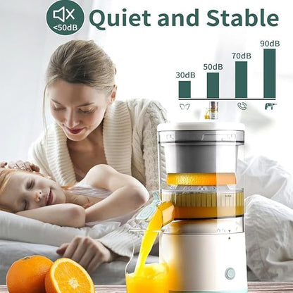 Electric Orange Juicer – Compact USB-Powered Hands-Free Citrus Juicer