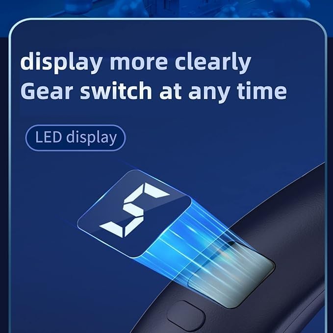 Foldable Neck Fan – Portable Personal Cooling System with 22 Balanced Air Outlets