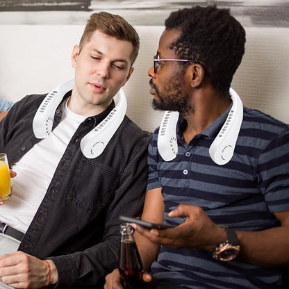 Foldable Neck Fan – Portable Personal Cooling System with 22 Balanced Air Outlets