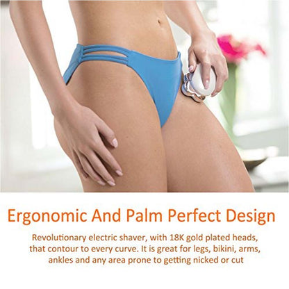 Flawless Legs Women's Hair Remover – Painless, Portable & Rechargeable Wet/Dry Epilator for Silky Smooth Skin (Men & Women)