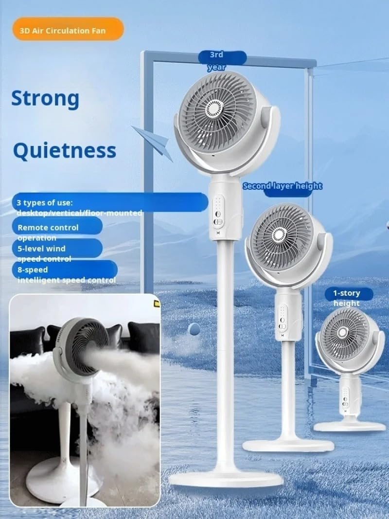 Home Smart Electric Air Cooling Fan – Portable Air Ventilation and Circulation System