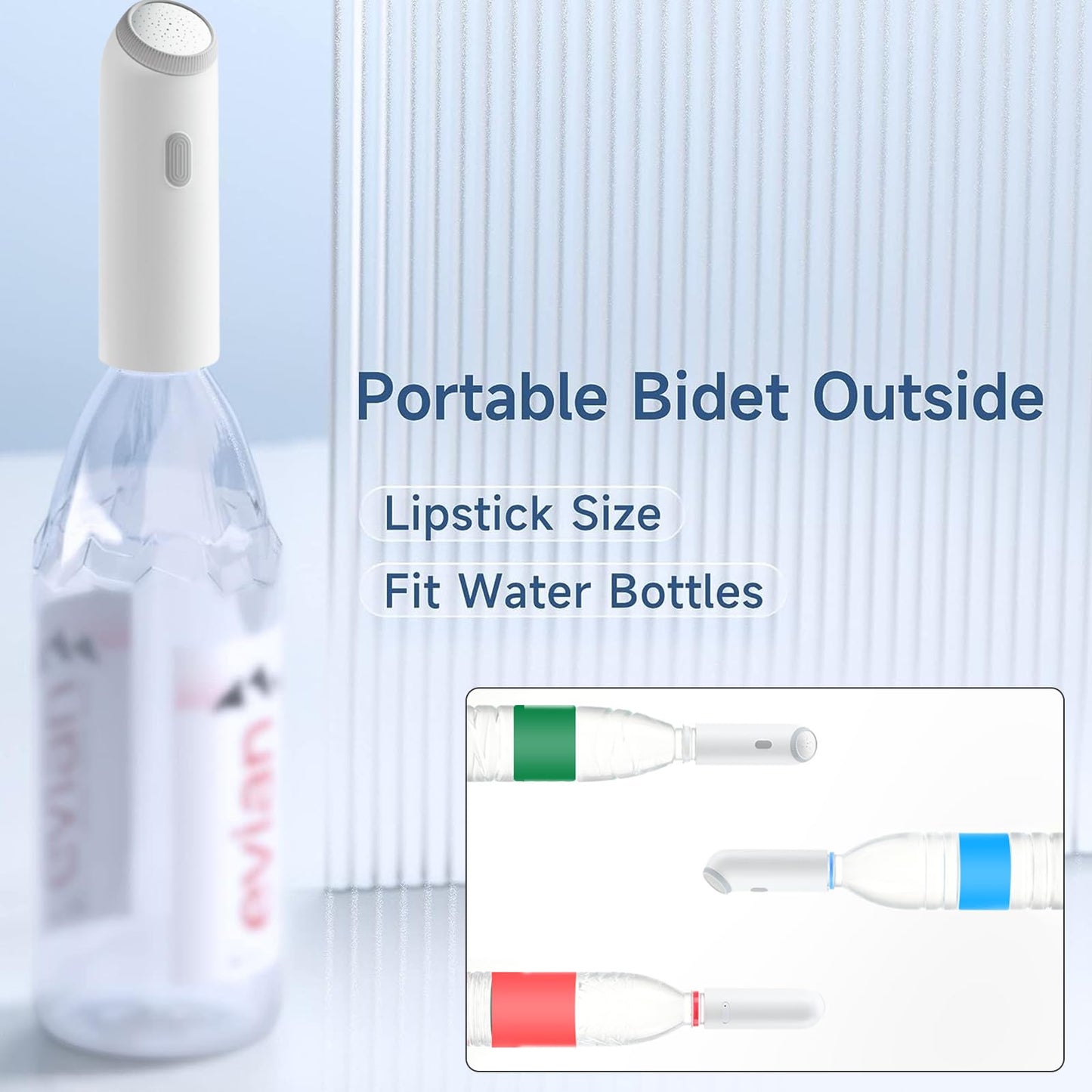 Portable Electric Flushing Device – USB-C Rechargeable Bidet for Hygiene