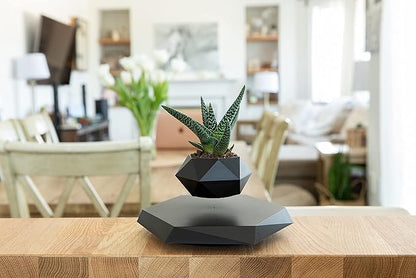 Levitating - Bonsai Planter Pot, Magnetic Floating Planter, Stylish Decor, Tranquil Home & Office Decor, Great Gift Idea, Magnetic Levitation Technology.